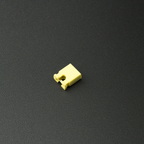 Conector Jumper 2.54 mm 2P Amarillo  Genérico - 1