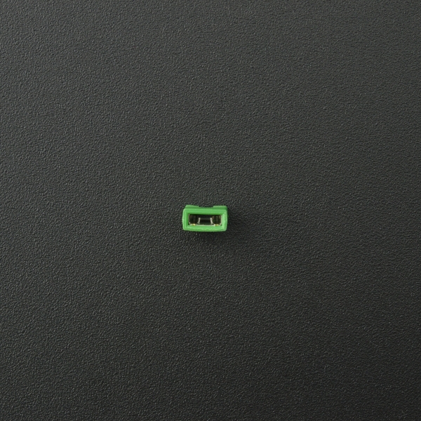 Conector Jumper 2.54 mm 2P Verde Genérico - 3