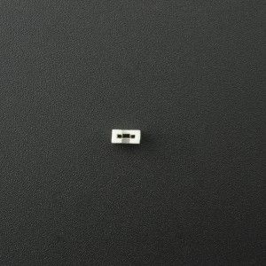 Conector Jumper 2.54 mm 2P Blanco Genérico - 2