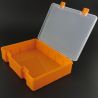 Caja de color naranja Caja de color naranja