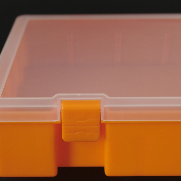 Caja de color naranja Caja de color naranja