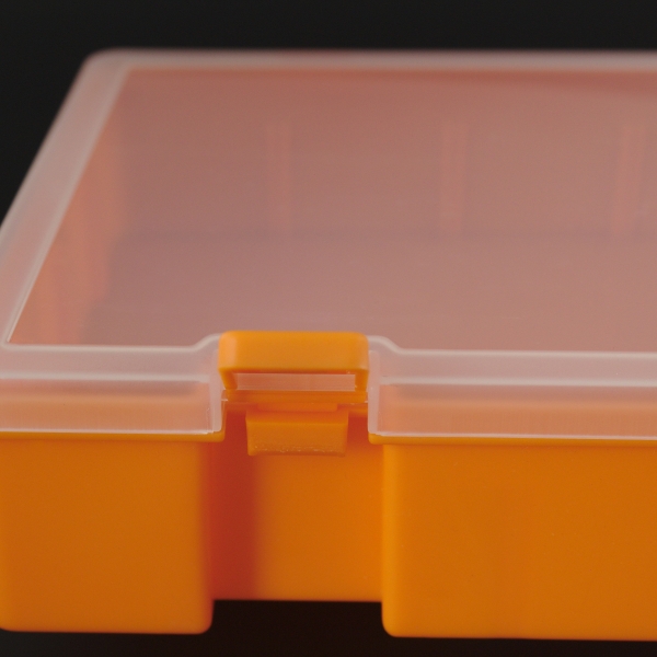 Caja de color naranja Caja de color naranja