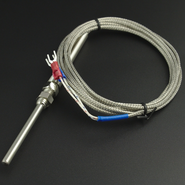 Termocupla tipo K 2 Metros con Sonda de 50mm Genérico - 2 Termocupla tipo K 2 Metros con Sonda de 50mm Genérico - 2
