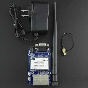 Kit Módulo WIFI HLK-RM04 + Tarjeta Serial + Antena De 2.4 GHz + Adaptador De Corriente  Genérico - 1