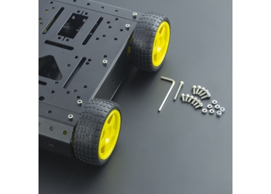 Plataforma Móvil 4WD Rover Para Robótica Genérico - 1