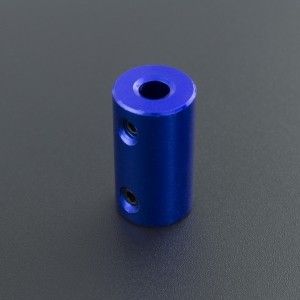 Acoplamiento Rigido 5X5 MM Azúl