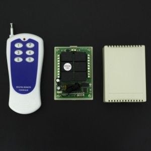 Módulo Relé 12V DC 6 canales con RF