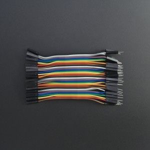 Cable DuPont Macho Hembra X40 10 cm Genérico - 1