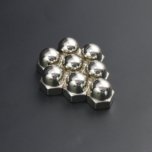 Tuerca Hexagonal Ciega M10 Niquelada Genérico - 1 Tuerca Hexagonal Ciega M10 Niquelada Genérico - 1