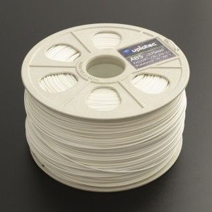 Filamento ABS 1.75mm Blanco para Impresora 3D 1Kg UPLATEC Genérico - 1