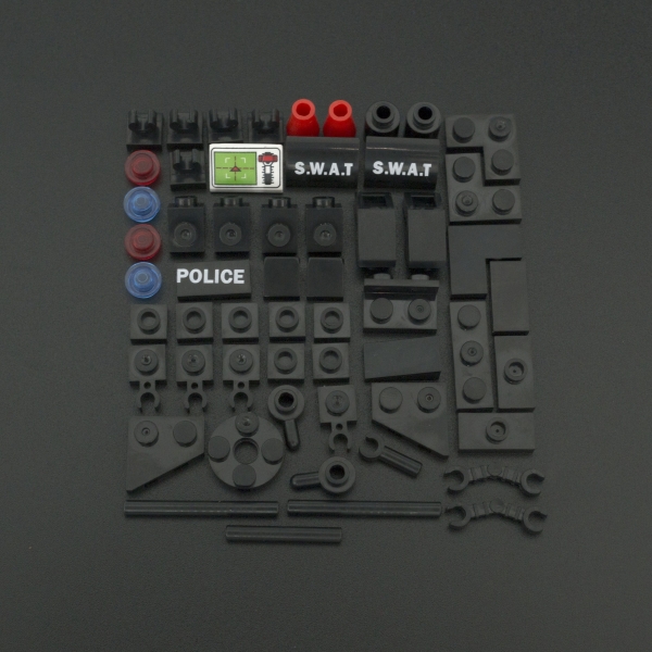 Kit Educativo Tipo LEGO Police Swat 8 en 1 Genérico - 19 Kit Educativo Tipo LEGO Police Swat 8 en 1 Genérico - 19
