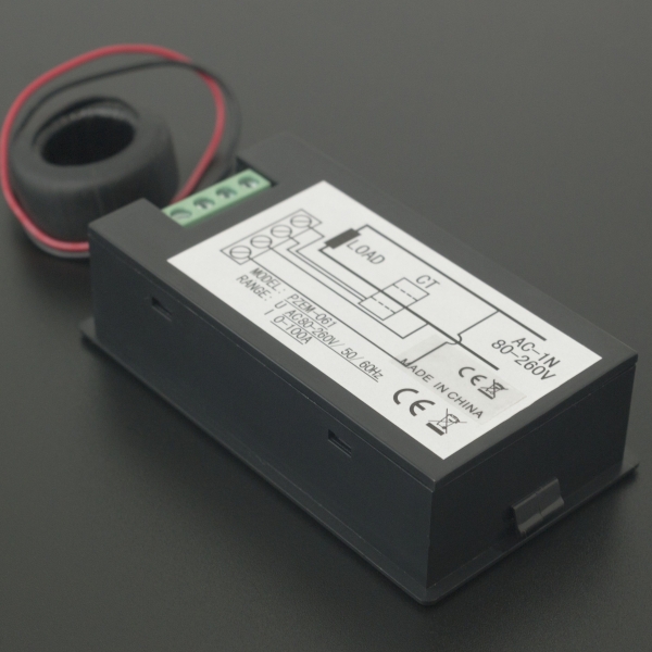 Medidor Digital Multifuncional AC 100A PZEM-061 Genérico - 3