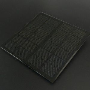 Panel Solar Policristalino 6V 3W Con USB Hembra Genérico - 1