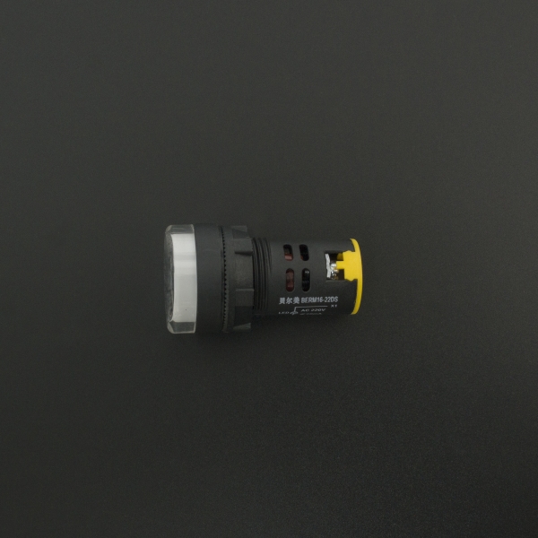 Indicador Led De Señal AD16-22DS 220V Blanco Genérico - 4