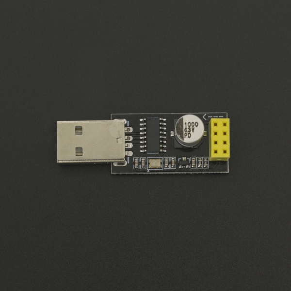 Adaptador USB a TTL CH340 Para Módulo WiFi ESP8266 Genérico - 1