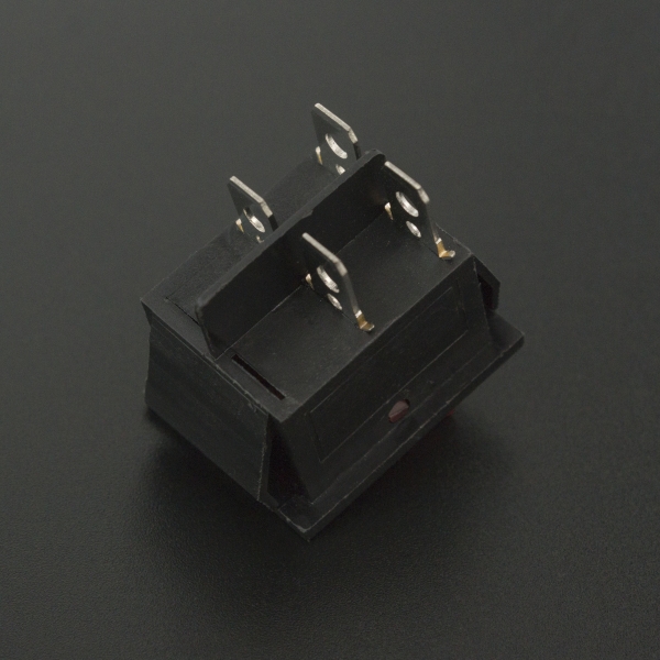 Interruptor Basculante Rojo 20A 125V KCD4 Genérico - 4 Interruptor Basculante Rojo 20A 125V KCD4 Genérico - 4