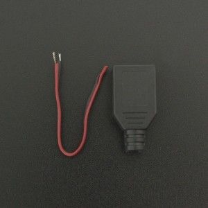 Conector USB tipo A Hembra para soldar Genérico - 1