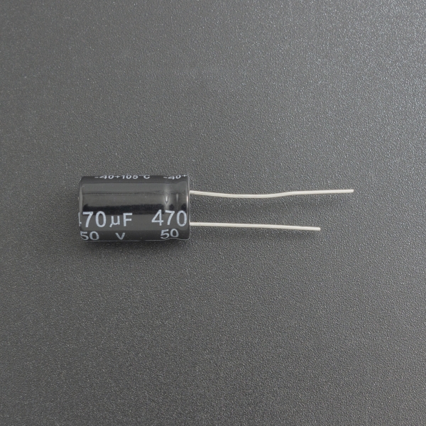 Capacitor Electrolítico De Aluminio 470uF 50V 10x17 mm Genérico - 1