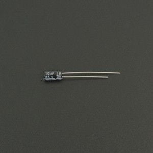 Capacitor Electrolítico De Aluminio 10uF 25V 4x7 mm Genérico - 1