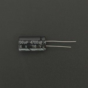 Capacitor Electrolítico De Aluminio 4700uF 16V 13x24 mm Genérico - 1