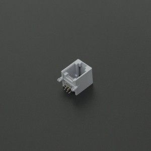 Conector Jack RJ12 Gris Para PCB Genérico - 2