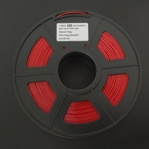 Filamento ABS 1.75mm Rojo para Impresora 3D 1Kg LEE FUNG Genérico - 2