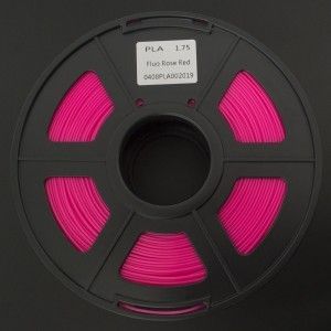 Filamento PLA 1.75mm Rojo Fluorescente para Impresora 3D 1Kg LEE FUNG Genérico - 2