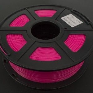 Filamento PLA 1.75mm Rojo Fluorescente para Impresora 3D 1Kg LEE FUNG Genérico - 1