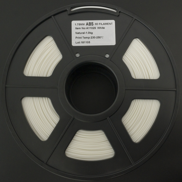 Filamento ABS 1.75mm Blanco para Impresora 3D 1Kg LEE FUNG Genérico - 2