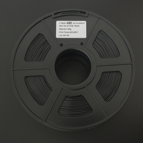 Filamento ABS 1.75mm Negro para Impresora 3D 1Kg LEE FUNG Genérico - 2