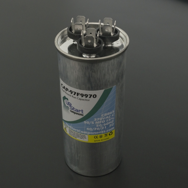Condensador De Arranque 50/5 uF 370 VAC Para Motor Monofásico Genérico - 1