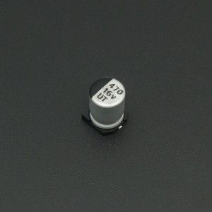 Capacitor Electrolítico De Aluminio 470 uF 16V 8x10.2 mm SMD Genérico - 1