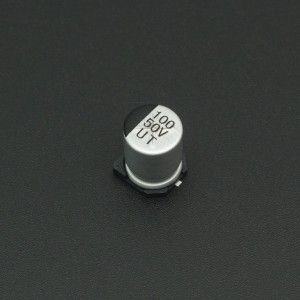 Capacitor Electrolítico De Aluminio 100 uF 50V 8x10.5 mm SMD Genérico - 1