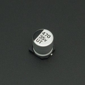 Capacitor Electrolítico De Aluminio 470 uF 35V 10x10.2 mm SMD Genérico - 1