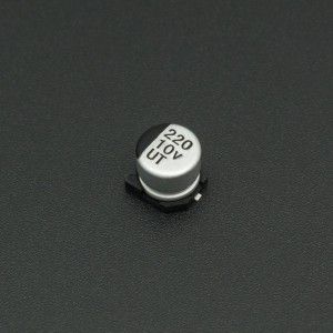 Capacitor Electrolítico De Aluminio 220 uF 10V 6.3x5.4 mm SMD