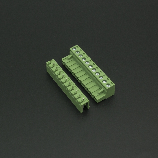 Terminal de Bloque Enchufable 5.08MM Verde 11P Genérico - 1 Terminal de Bloque Enchufable 5.08MM Verde 11P Genérico - 1