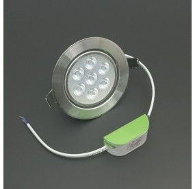 LÁMPARA LED DE TECHO EMPOTRABLE 7W Genérico - 1