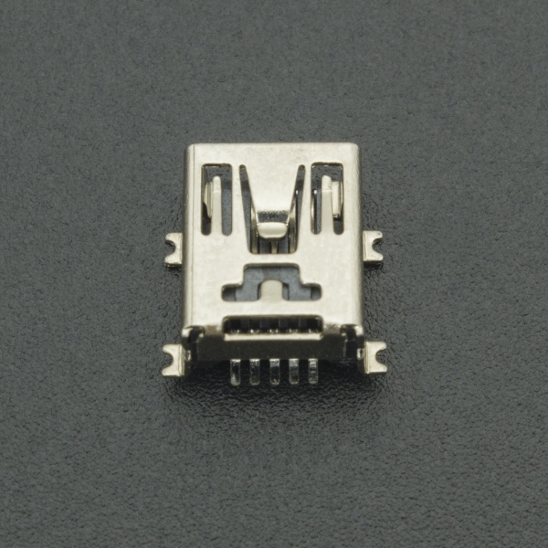 CONECTOR MINI USB TIPO B 5 PINES HEMBRA SMD Genérico - 2 CONECTOR MINI USB TIPO B 5 PINES HEMBRA SMD Genérico - 2