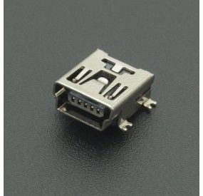 CONECTOR MINI USB TIPO B 5 PINES HEMBRA SMD Genérico - 1