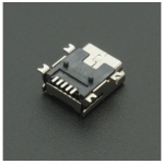 CONECTOR MINI USB TIPO B 5 PINES HEMBRA SMD Genérico - 4 CONECTOR MINI USB TIPO B 5 PINES HEMBRA SMD Genérico - 4