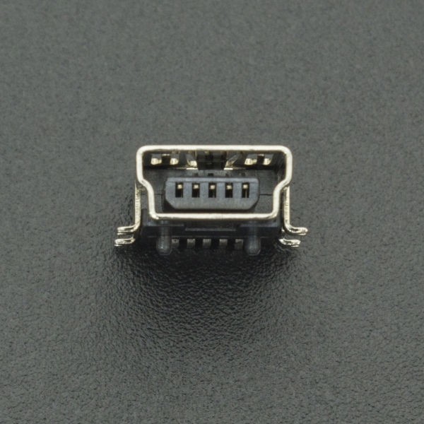 CONECTOR MINI USB TIPO B 5 PINES HEMBRA SMD Genérico - 5 CONECTOR MINI USB TIPO B 5 PINES HEMBRA SMD Genérico - 5