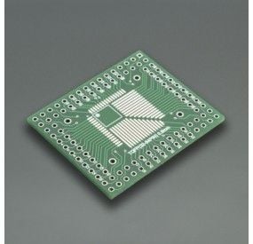 PLACA ADAPTADORA DOBLE CARA PARA INTEGRADOS SMD TQFP DE 32/44/64/100 PINES Genérico - 1
