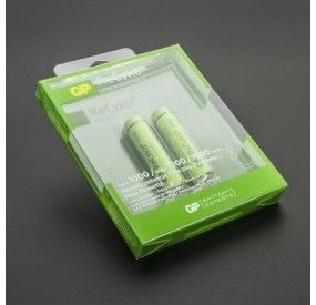 Batería AAA NiMH x2 950mAh GP 1.2V Recargable GP Batteries - 1