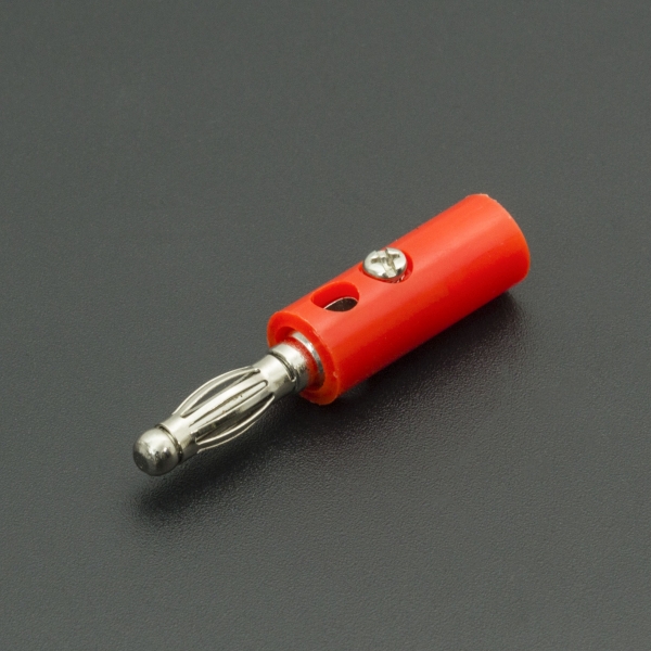 Conector banana 4mm hembra / 2mm macho - rojo > conectores electronica >  cables y conectores > conectores banana > banana adaptadores