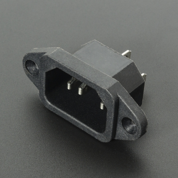 CONECTOR O ENCHUFE DE ALIMENTACIÓN AC-04 PARA CABLE DE PODER C13 Genérico - 1