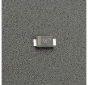 Diodo Rectificador M7 1000V 1A SMD DO-214-AC Genérico - 1