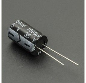 CAPACITOR ELECTROLÍTICO DE ALUMINIO 1000UF 35V 13X20 MM Genérico - 1