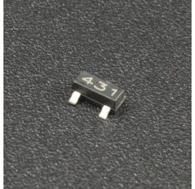 REGULADOR DE DERIVACIÓN AJUSTABLE TL431 SMD SOT-23 Genérico - 1