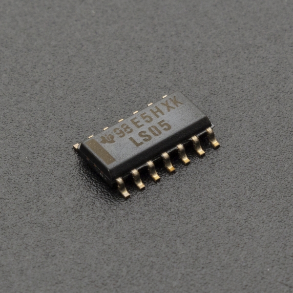 CONTROLADOR DE LÍNEA Y BUFFER SN74LS05 SMD SOIC-14 Genérico - 1