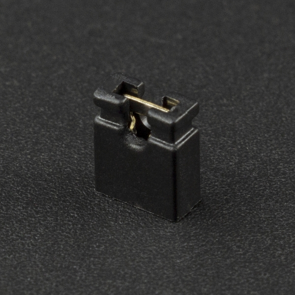 Conector Jumper 2.54 mm 2P Negro Genérico - 1